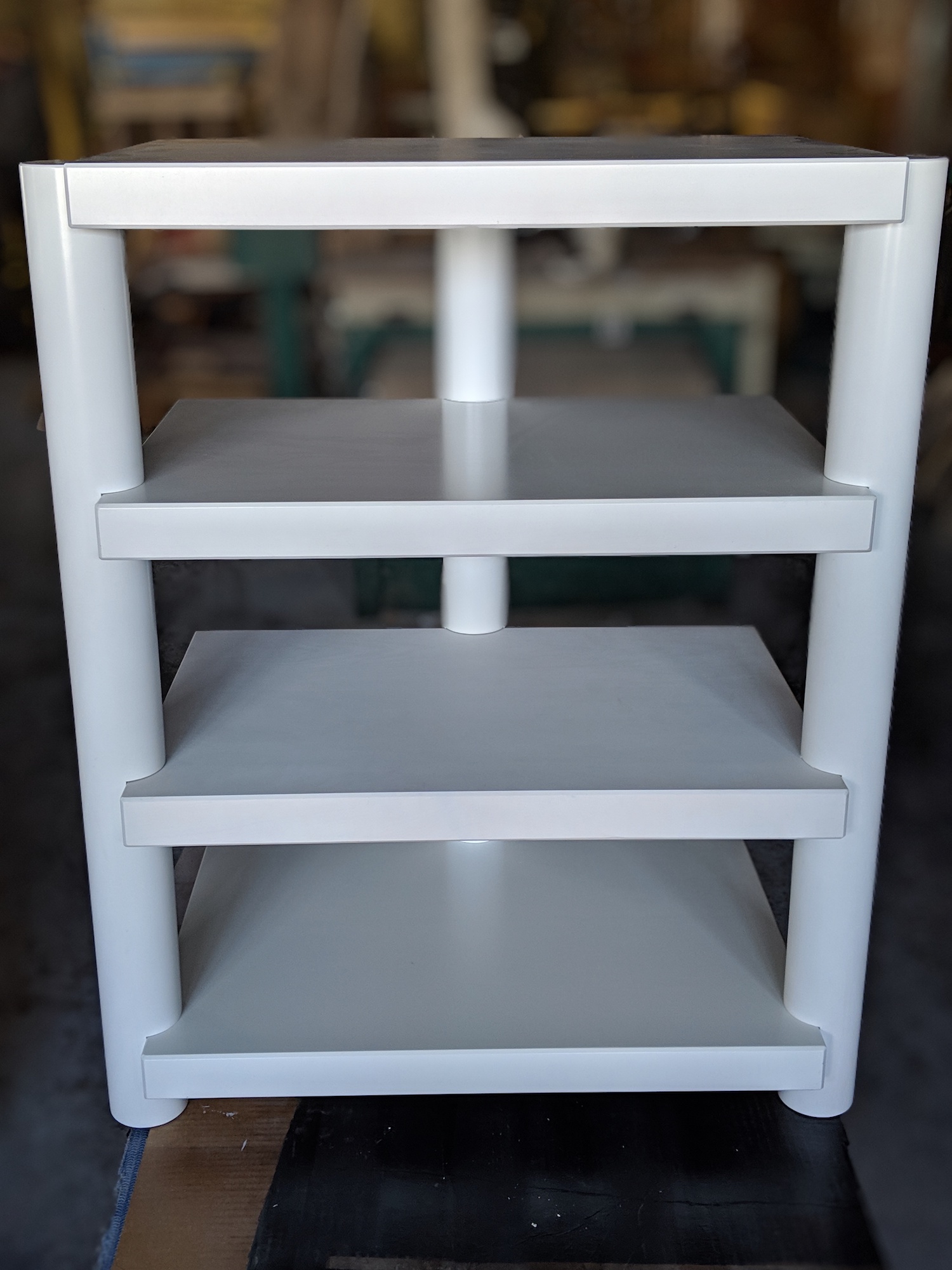White Lacquer Racks 